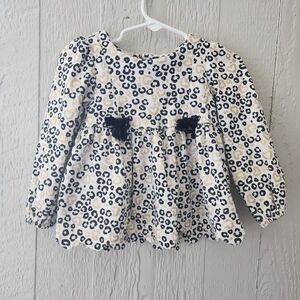 Rachel Zoe Kids Leopard Print Blouse - Black, Gold, And White
